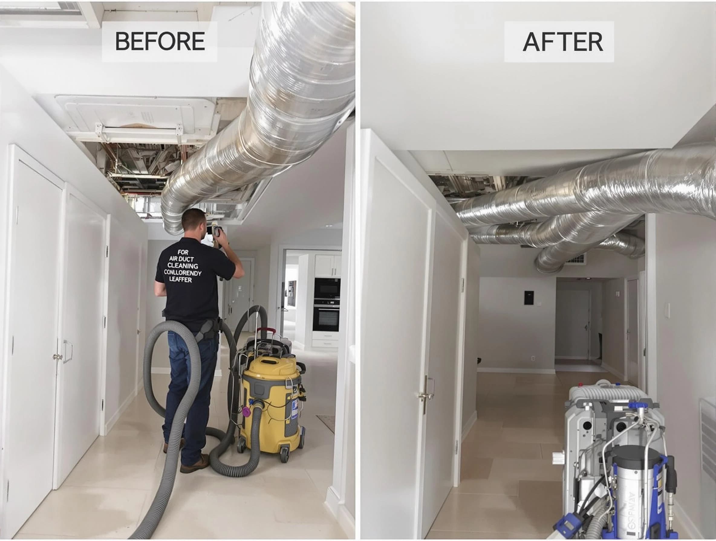Green Hill Air Duct Cleaning professional performing thorough air duct cleaning in Green Hill