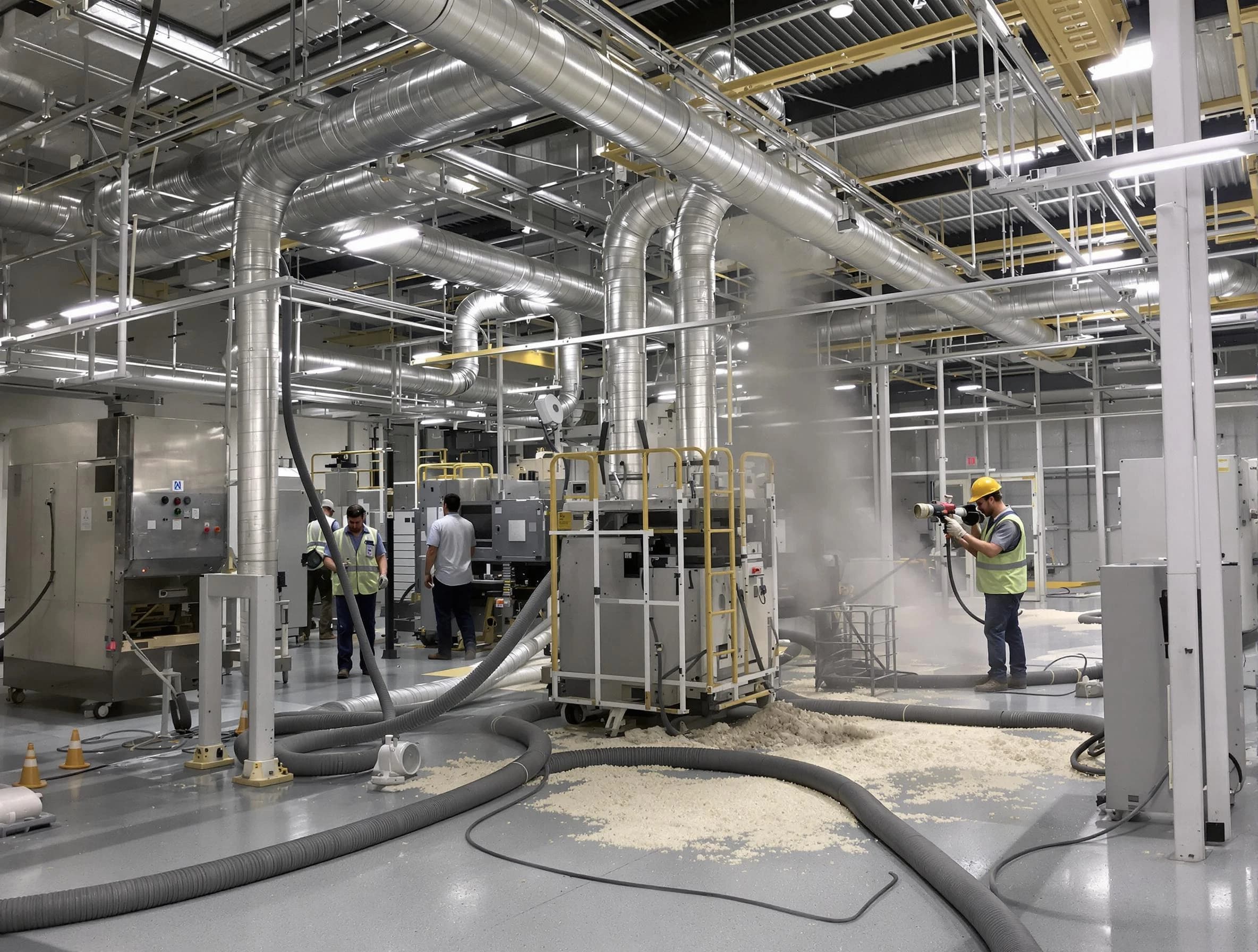 Heavy-duty industrial duct cleaning by Green Hill Air Duct Cleaning in Green Hill