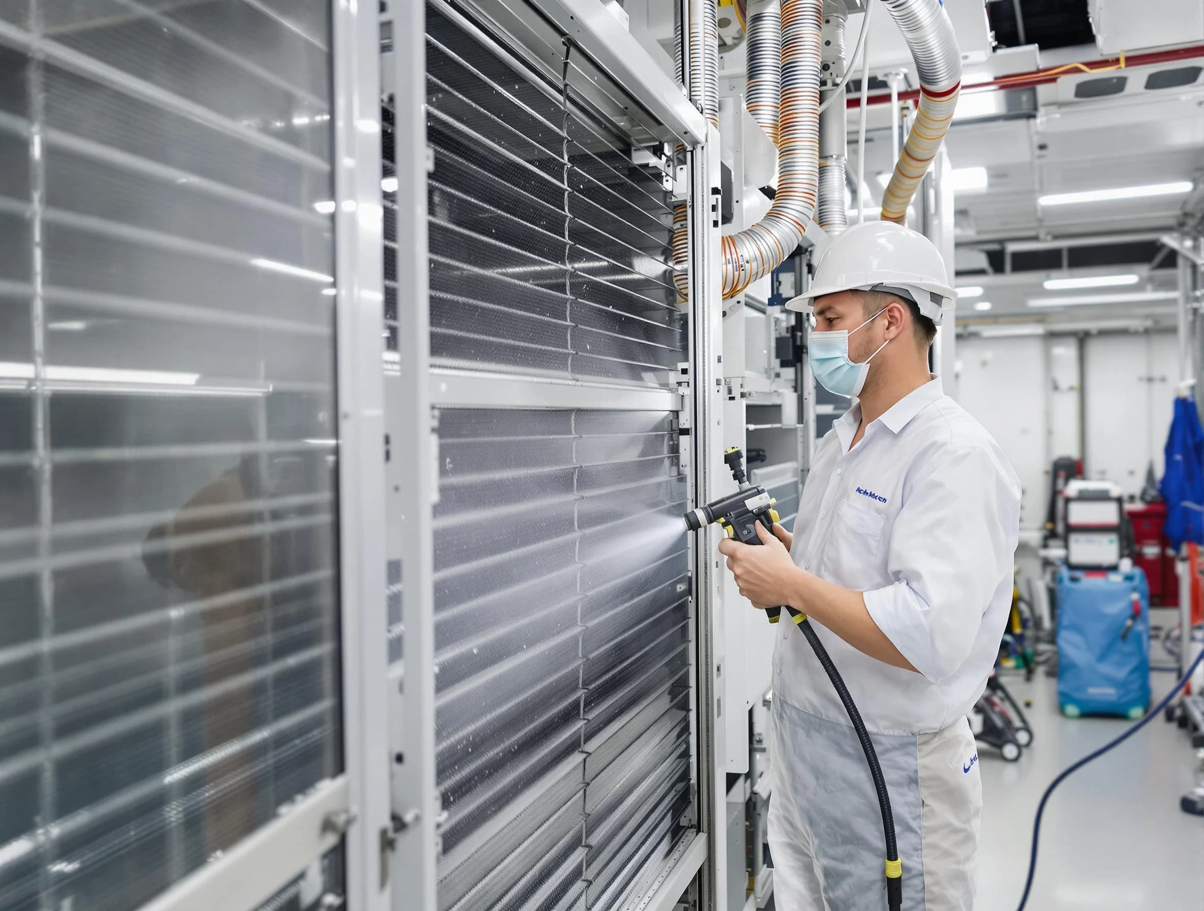 Professional AC coil cleaning by Green Hill Air Duct Cleaning in Green Hill