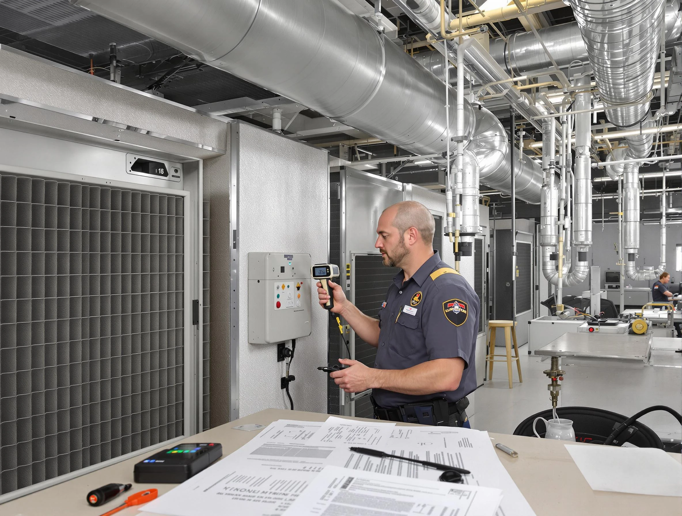 Professional filter system inspection by Green Hill Air Duct Cleaning in Green Hill